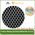 Foshan polyester mesh fabric mosaic back mesh manufacturer